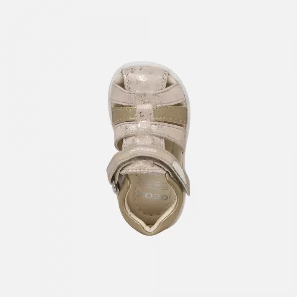 Primii pași fetelor GEOX SANDAL MACCHIA B254WB007NFC8560 BEJ 