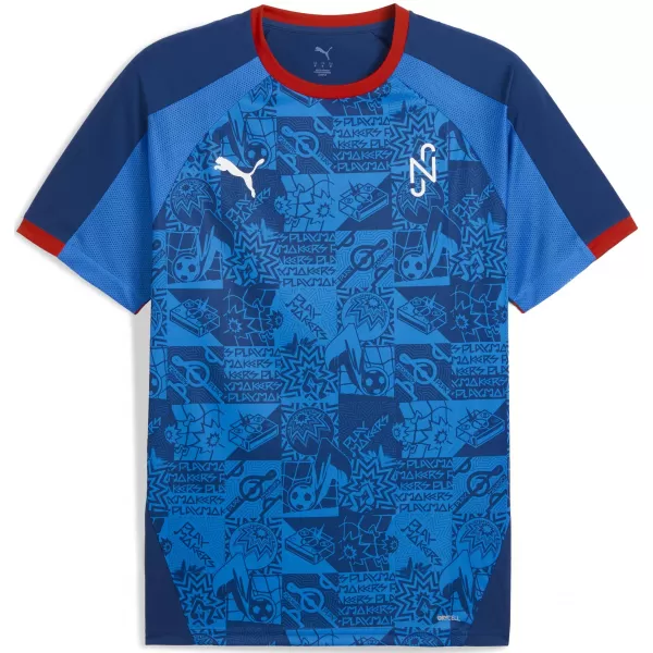  Tricou funcțional pentru bărbați PUMA NEYMAR JR PLAYMAKER JERSEY 660314-10 BLAZING BLUE/ BLAZING BLUE/PUMA WHITE/ULTRA 
