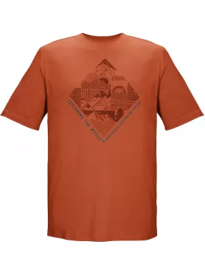 Tricou pentru bărbați KILLTEC KOS 24 43790-621 CĂRĂMIDĂ