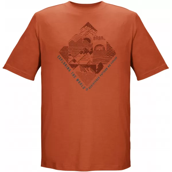  Tricou pentru bărbați KILLTEC KOS 24 43790-621 CĂRĂMIDĂ 
