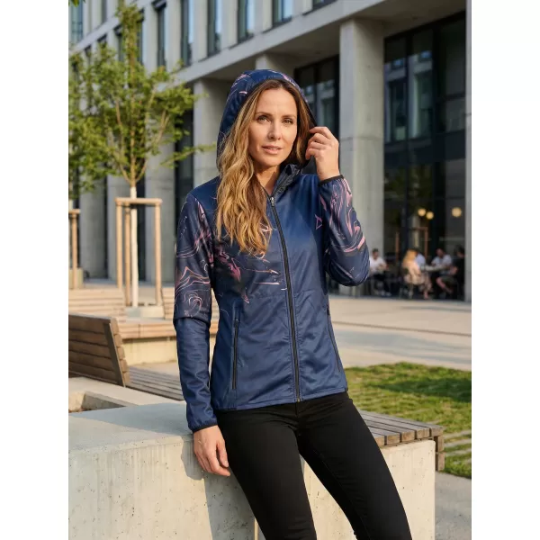  Jachetă softshell premium pentru femei ALTISPORT VOJ/ALW064JACK01 ALBASTRU ROZ 