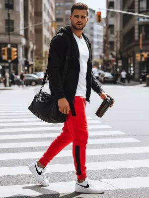Pantaloni pentru bărbați DSTREET UX3730 ROŞU