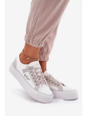 Adidași de damă LEE COOPER LCW-25-31-3479L ALB