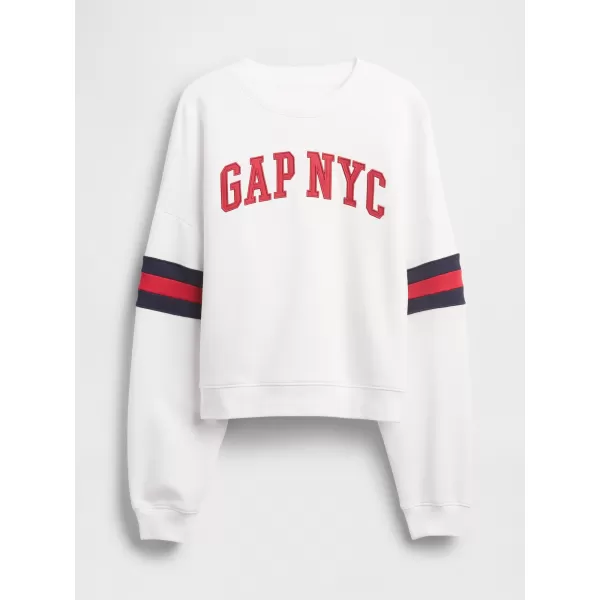  Hanorac de dama GAP LOGO SWEATSHIRT 799272-04 NOU ALB 
