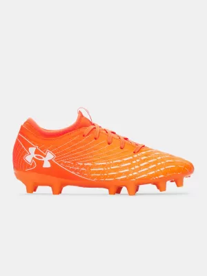 Cizme de fotbal pentru baieti UNDER ARMOUR UA MAGNETICO SELECT 5 FG JR 6000545-825 PORTOCALE