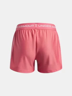 Pantaloni scurți pentru fete UNDER ARMOUR G TECH PLAY UP SHORT 1390075-600 ROZ