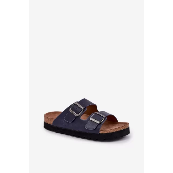  Papuci barbati BIG STAR NN174530 ALBASTRU Pantofi Big Star 