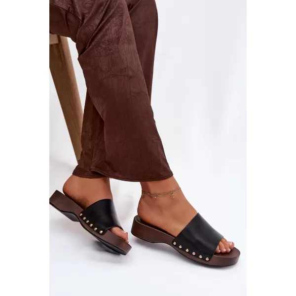  Papuci de damă BOTO TERISSA 41224 NEGRU 