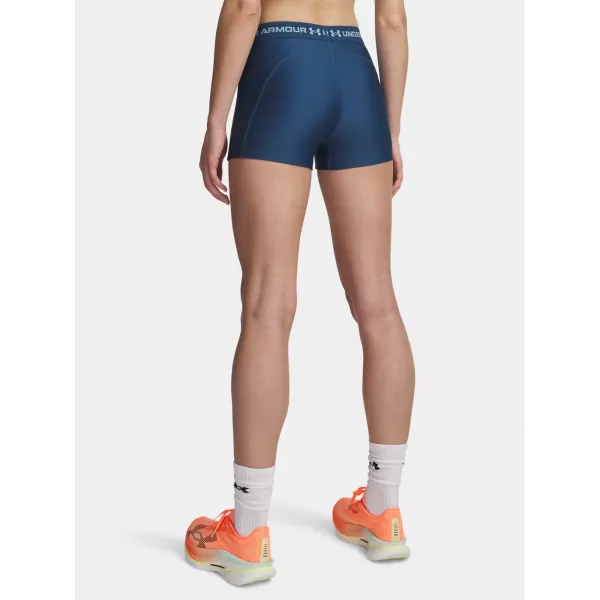  Pantaloni scurți de damă UNDER ARMOUR HEATGEAR SHORTY 6010725-498 ALBASTRU 