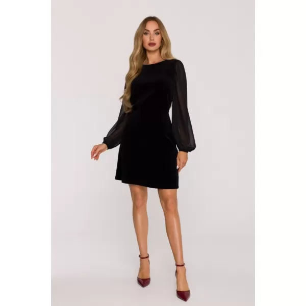  Rochie MOE M886 NEGRU 