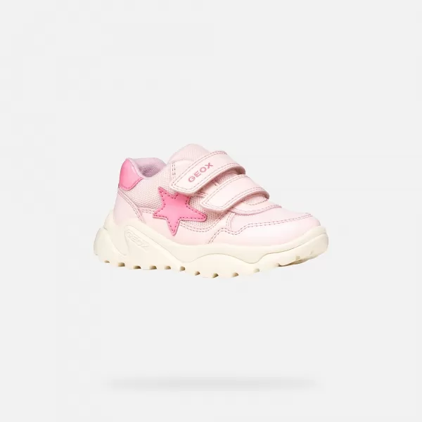  Adidași pentru fete GEOX CIUFCIUF B655QA0BC14C0808 ROZ DESCHIS 
