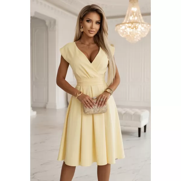  Rochie NUMOCO 348-13 GALBEN DE UNT 