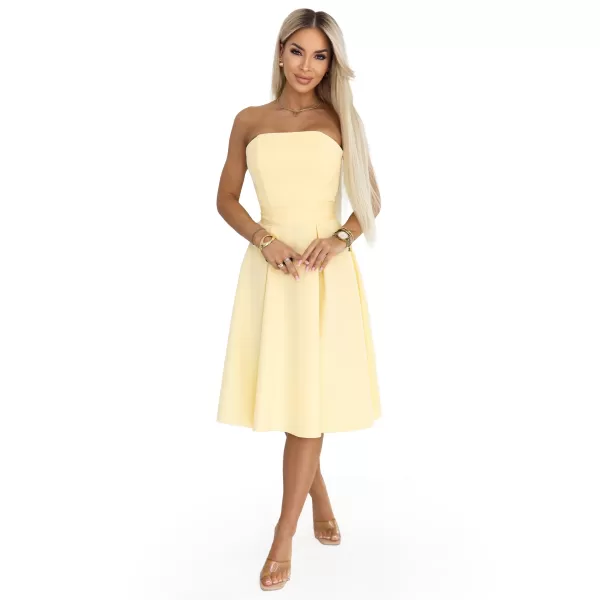  Rochie NUMOCO 641-3 GALBEN PASTEL 