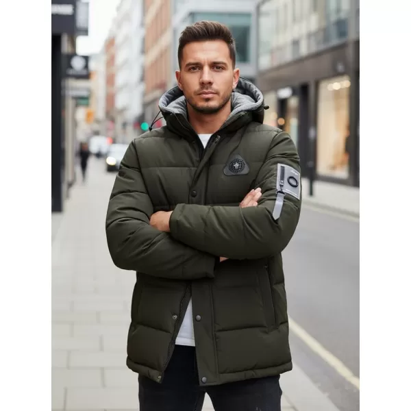  Jachetă pentru bărbați DSTREET TX5092 VERDE 