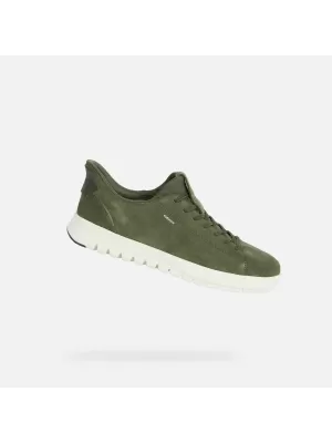 Adidași pentru bărbați GEOX FLEXTRIDE PLUS FAST IN G014646 KAKI