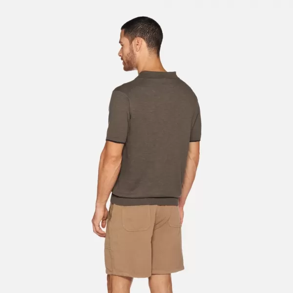  Tricou pentru bărbați GEOX KNIT G012317 KAKI 
