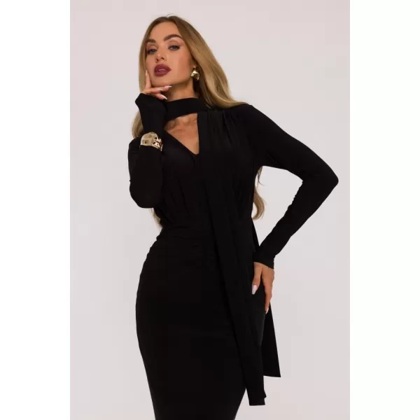  Rochie MOE M891 NEGRU 