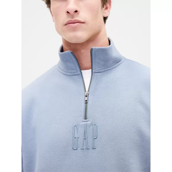  Hanorac GAP CORP LOGO HALF ZIP 873446-01 GRI ÎNSORIT 