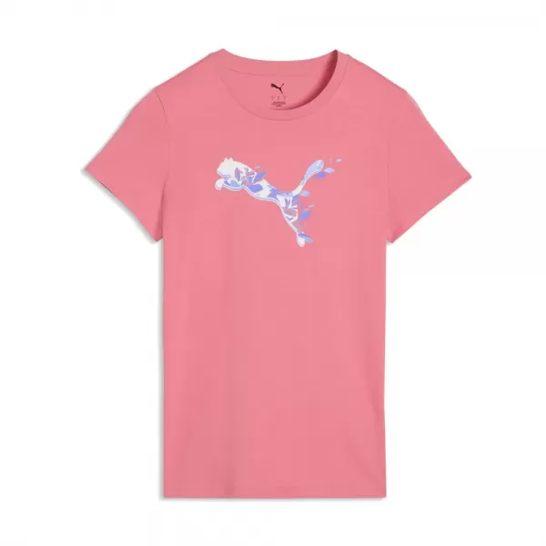  Tricou pentru femei PUMA GRAPHICS TEE 3 691912_25 ROZ SĂLBATIC 