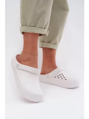 Papuci dama BIG STAR TT274A081 WHITE Pantofi Big Star