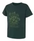Tricou pentru copii HUSKY TEE MUSHROOM K VERDE ÎNCHIS