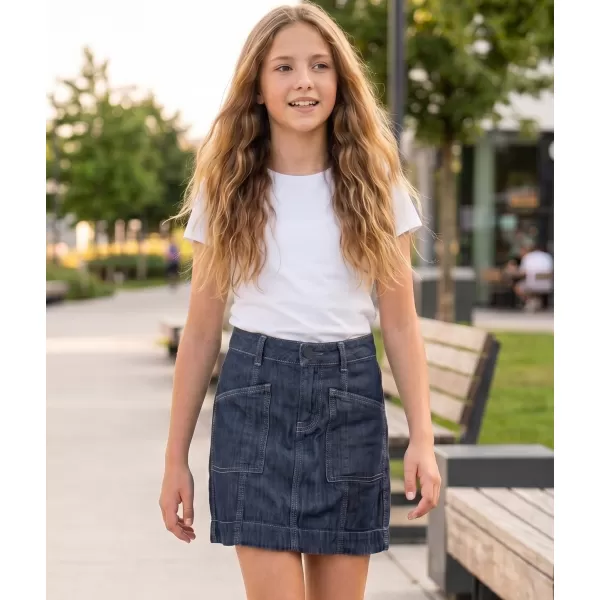  Fusta de fetiță SAM 73 GZ 501 DENIM ÎNCHIS LA CULOARE 