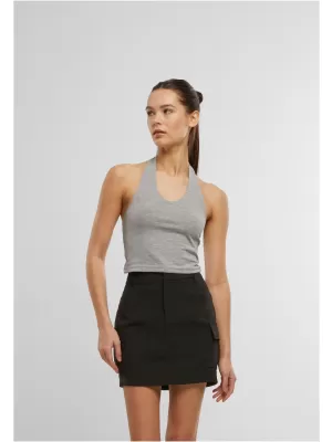 Tricou de damă URBAN CLASSICS TB7533 GRI JALIU