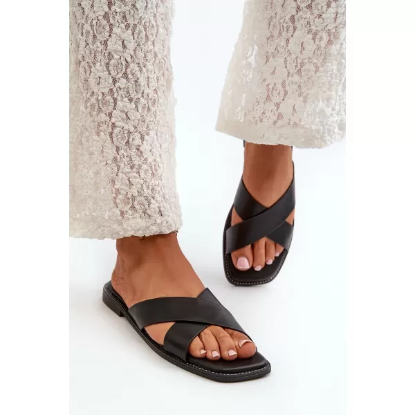  Sandale de dama S.BARSKI KV27-002 NEGRU 