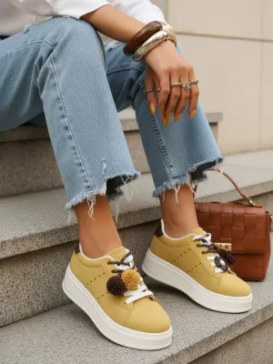 Pantofi de dama DSTREET ZY1417 CHIHLIMBAR