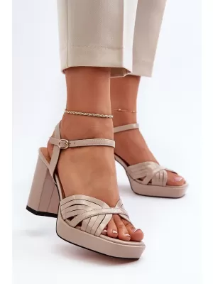 Sandale de dama D&A MR38-668 BEJ
