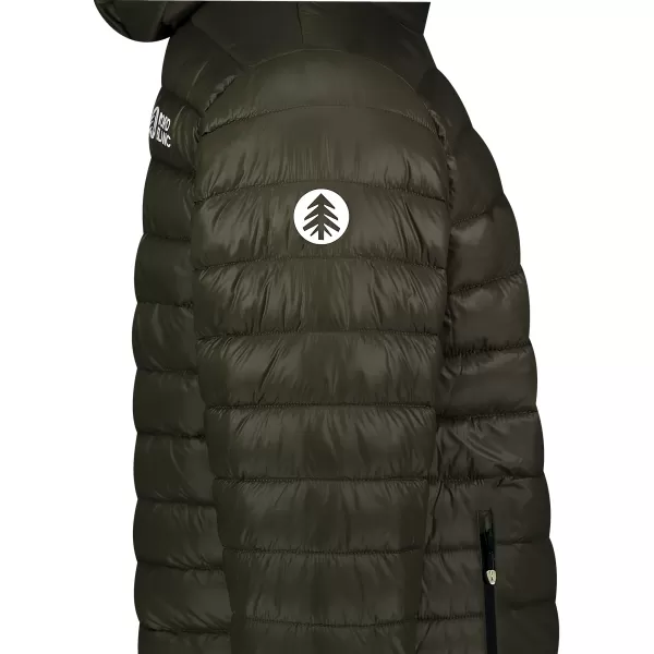  Geaca de iarna pentru barbati NORDBLANC SNARL NBWJM8260 VERDE ARMATĂ 