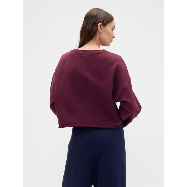  Hanorac de dama GAP LOGO SWEATSHIRT 799277-00 ROȘU TOSCAN 
