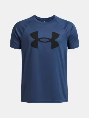 Tricou băieți UNDER ARMOUR UA TECH BIG LOGO SS 1363283-498 ALBASTRU ÎNCHIS