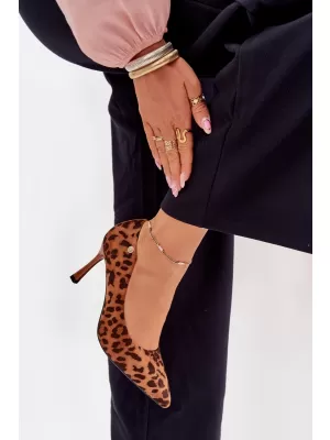Pompe de dama VINCEZA 62264 LEOPARD
