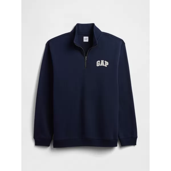  Hanorac pentru bărbați GAP MOCK NECK HALF ZIP 846976-02 TAPISERIE BLEUMARIN 
