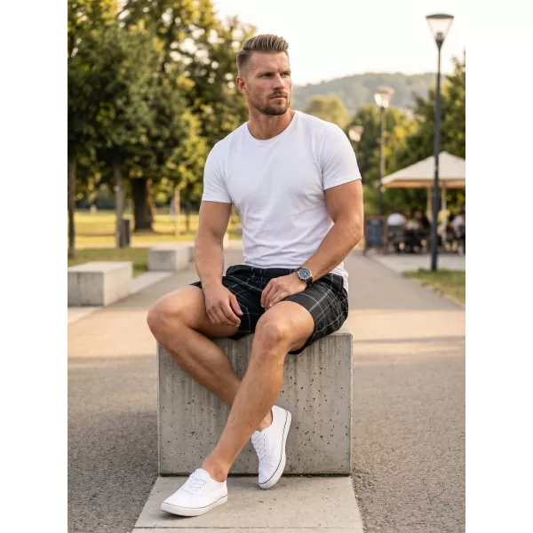  Pantaloni scurți pentru bărbați SAM 73 MS 712 NEGRU 