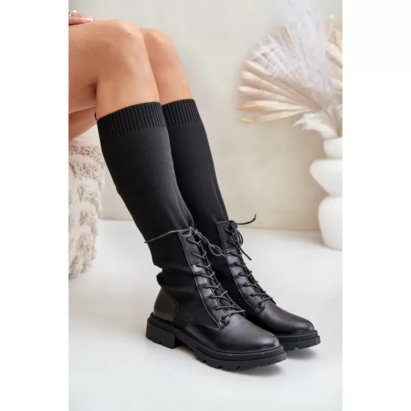  Cizme de dama BOTO IRANEL 34803 NEGRU 