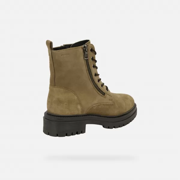  Botine de dama GEOX IRIDEA G004093 KAKI 