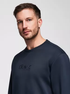 Hanorac pentru bărbați OMBRE OM-SNBC-0199 ALBASTRU ÎNCHIS