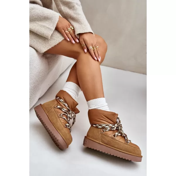  Oameni de zăpadă pentru femei D.FRANKLIN DFSH375003 BRONZAT 