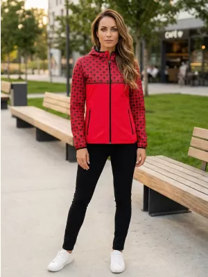 Jachetă softshell premium pentru femei ALTISPORT VOJ/ALW048JACK01 ROŞU