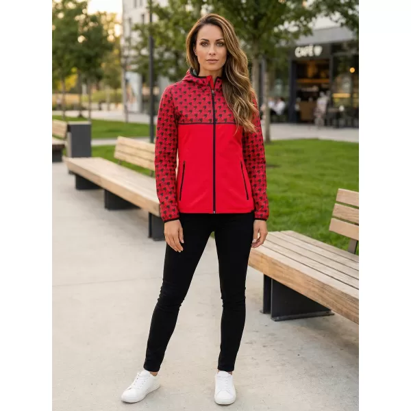  Jachetă softshell premium pentru femei ALTISPORT VOJ/ALW048JACK01 ROŞU 