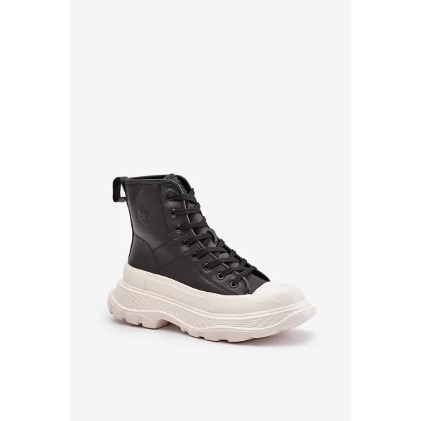  Adidași de damă BIG STAR OO274A599 BLACK Pantofi Big Star 