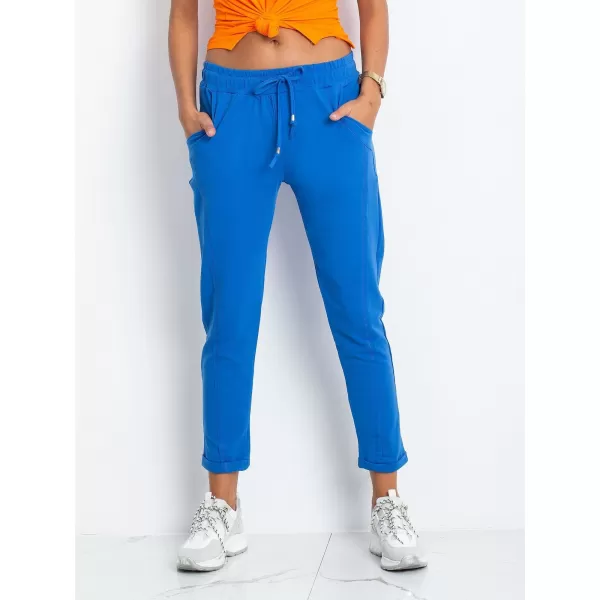  Pantaloni de trening pentru femei BASIC FEEL GOOD RV-DR-3589.10X ALBASTRU ÎNCHIS 