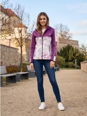 Jachetă softshell premium pentru femei ALTISPORT VOJ/ALW008JACK01 BURGUNDIA