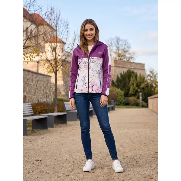  Jachetă softshell premium pentru femei ALTISPORT VOJ/ALW008JACK01 BURGUNDIA 