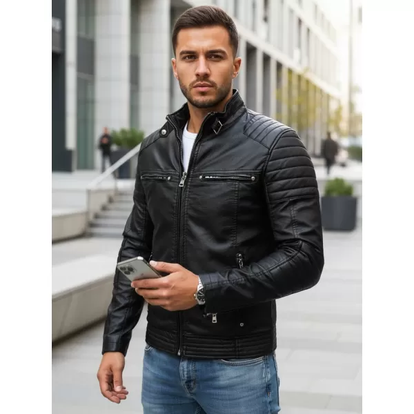  Jachetă pentru bărbați DSTREET TX3265 NEGRU 