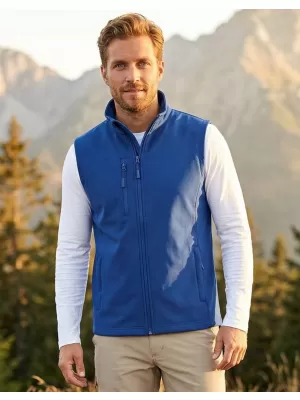 Vestă softshell pentru bărbați ALTISPORT NoPrint NP/ALM865 ALBASTRU REGAL