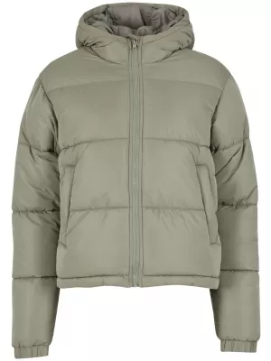 Geaca de dama URBAN CLASSICS TB7587 MĂSLINE PALID