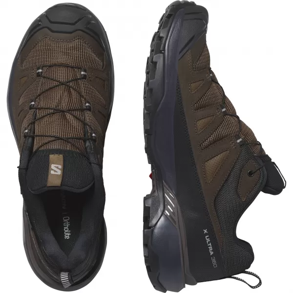  Pantofi pentru bărbați SALOMON X ULTRA 360 LTR GTX L47571200 PĂMÂNT ÎNTUNECAT/DELICIOSO/PIELE DE RECHIN 